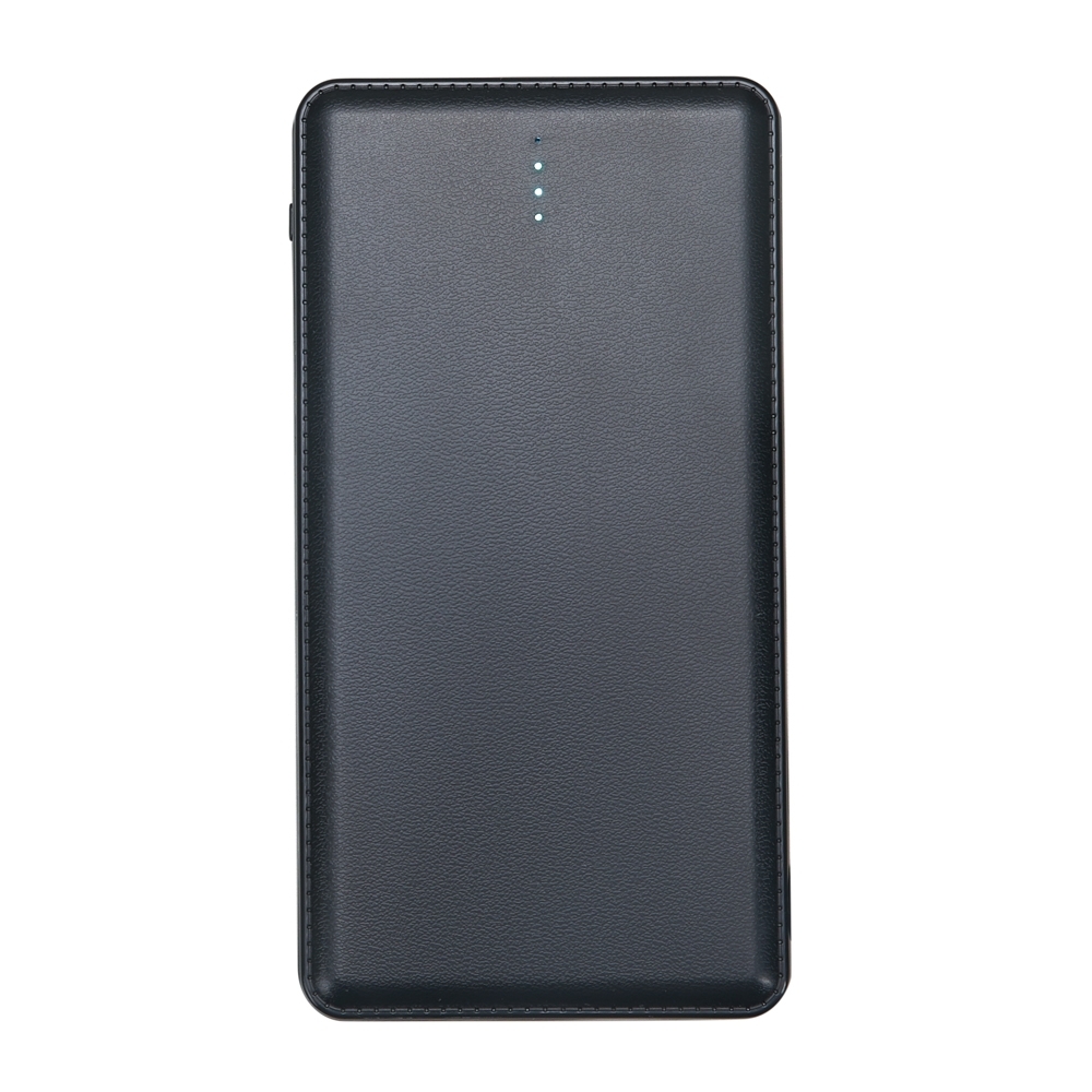 POWER BANK PLÁSTICO SLIM COM INDICADOR LED