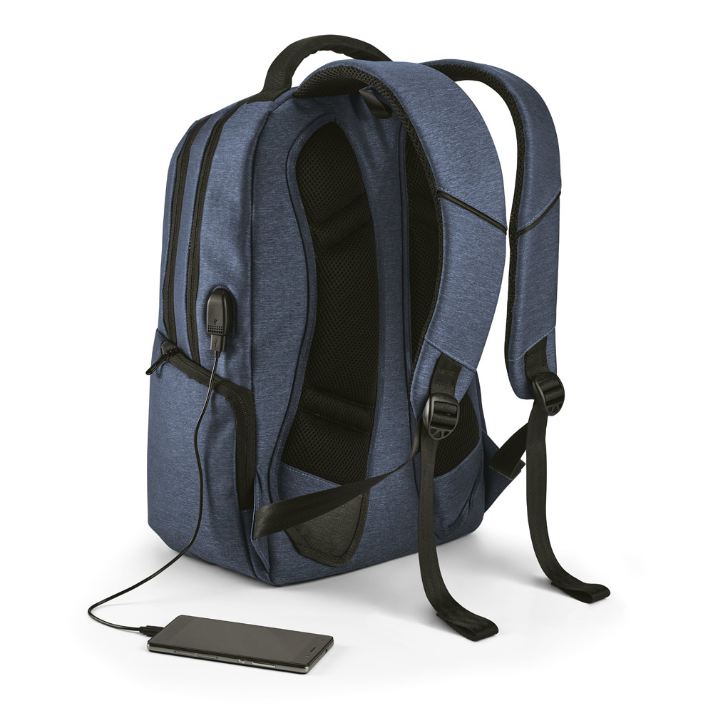 SPACIO. Mochila para notebook 17'' em Nylon 2Tone impermeável