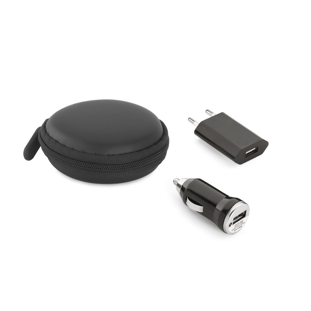 NEWTON II. Kit de adaptadores USB em ABS