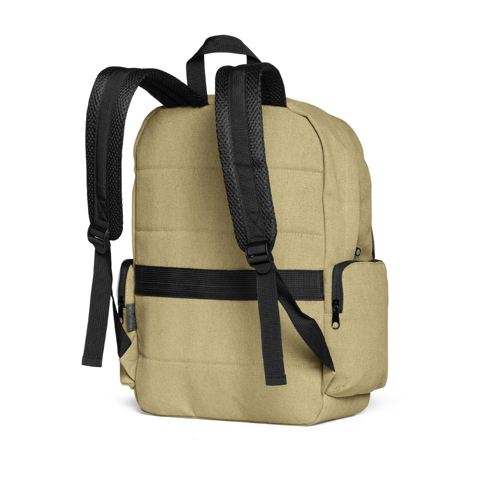 ADVENTURE. Mochila para notebook 15.6'' em algodão canvas pré-lavado