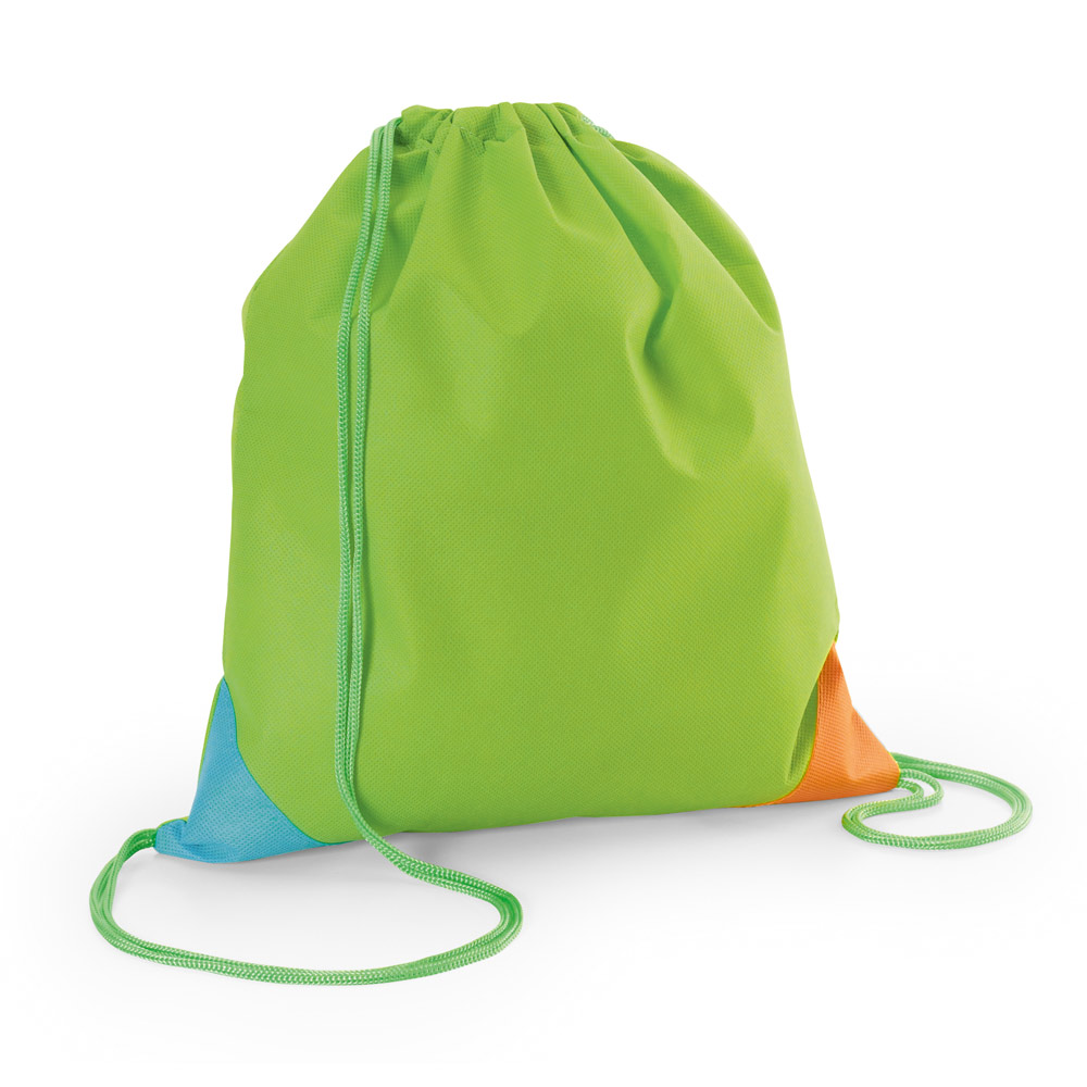 BISSAYA. Sacola tipo mochila em non-woven (80 g/m²)