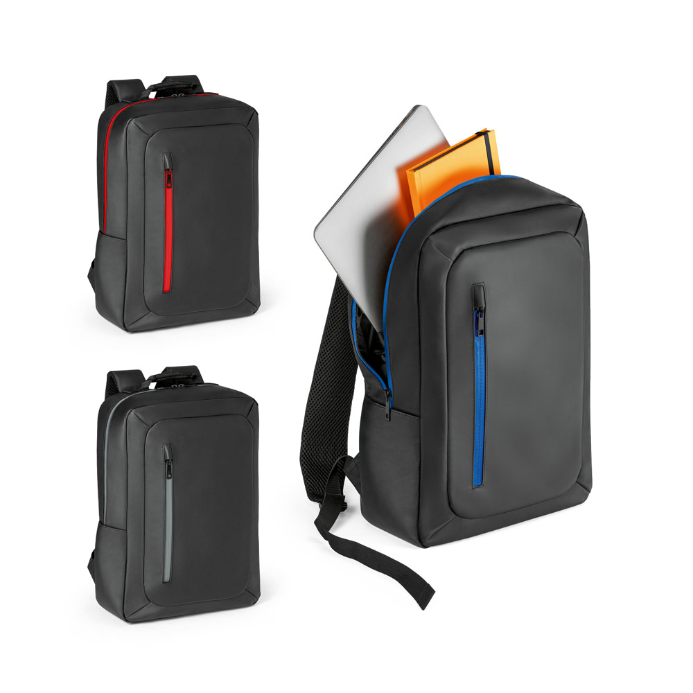 OSASCO. Mochila para notebook 15.6'' em poliéster 600D impermeável e zípers impermeáveis