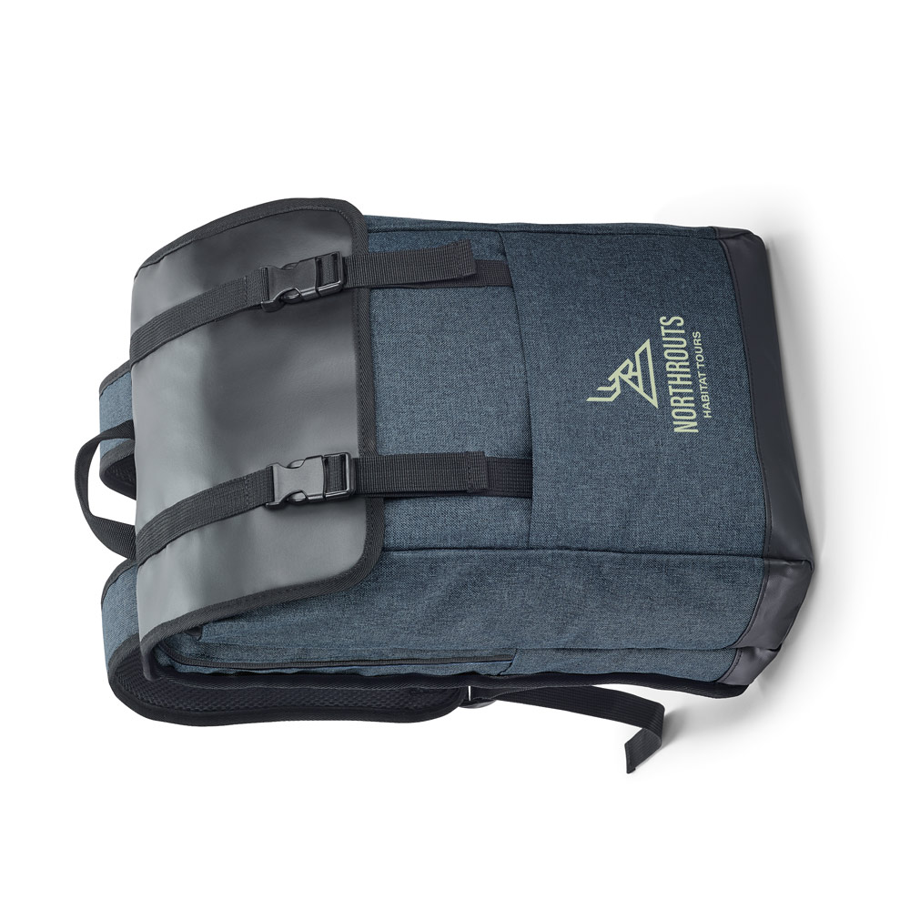 TRAVELLER. Mochila para notebook 17'' m 600D de alta densidade e tarpaulin