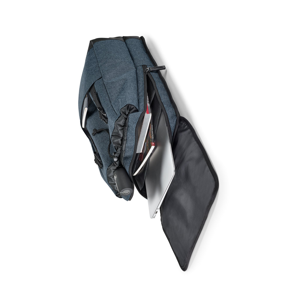 TRAVELLER. Mochila para notebook 17'' m 600D de alta densidade e tarpaulin