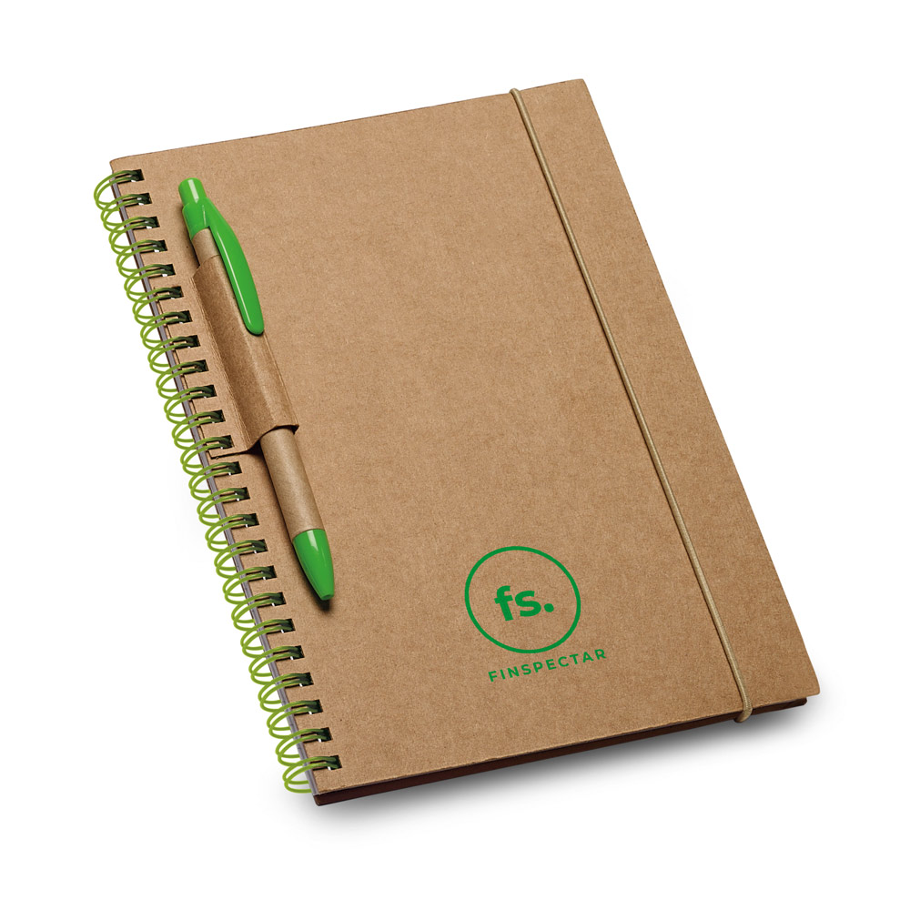 GARDEN. Caderno B6 com folhas pautadas reciclado