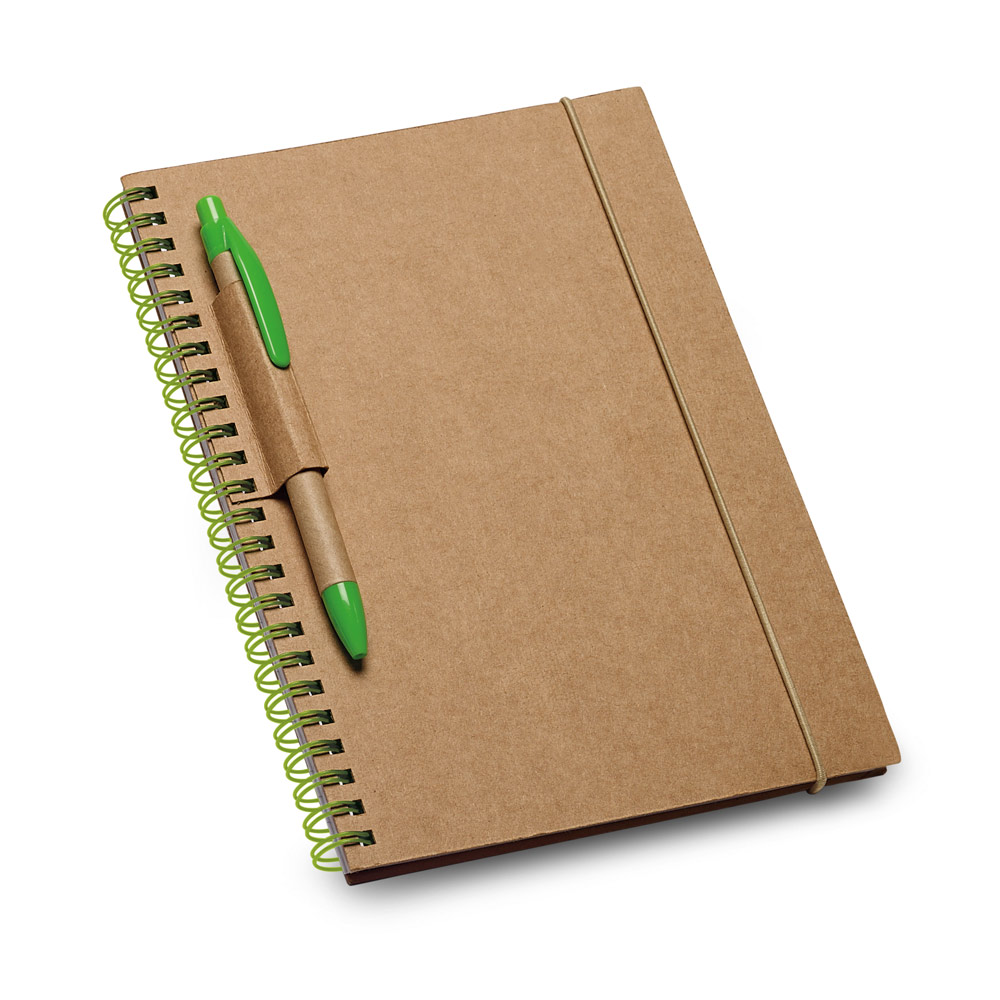 GARDEN. Caderno B6 com folhas pautadas reciclado