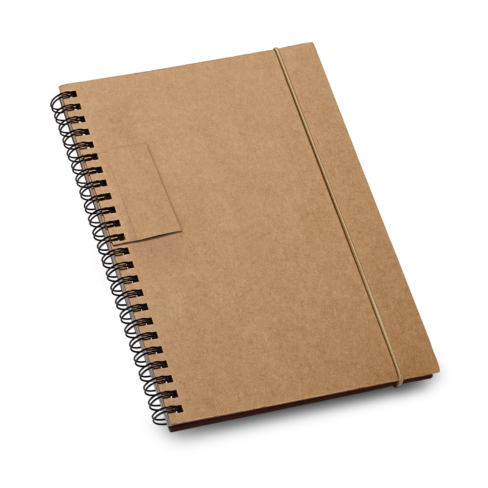 GARDEN. Caderno B6 com folhas pautadas reciclado