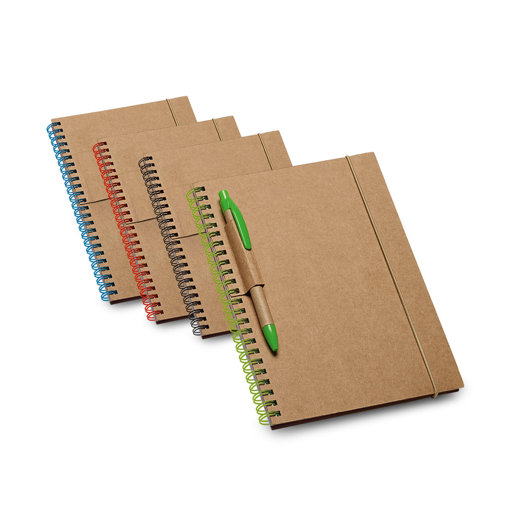 GARDEN. Caderno B6 com folhas pautadas reciclado