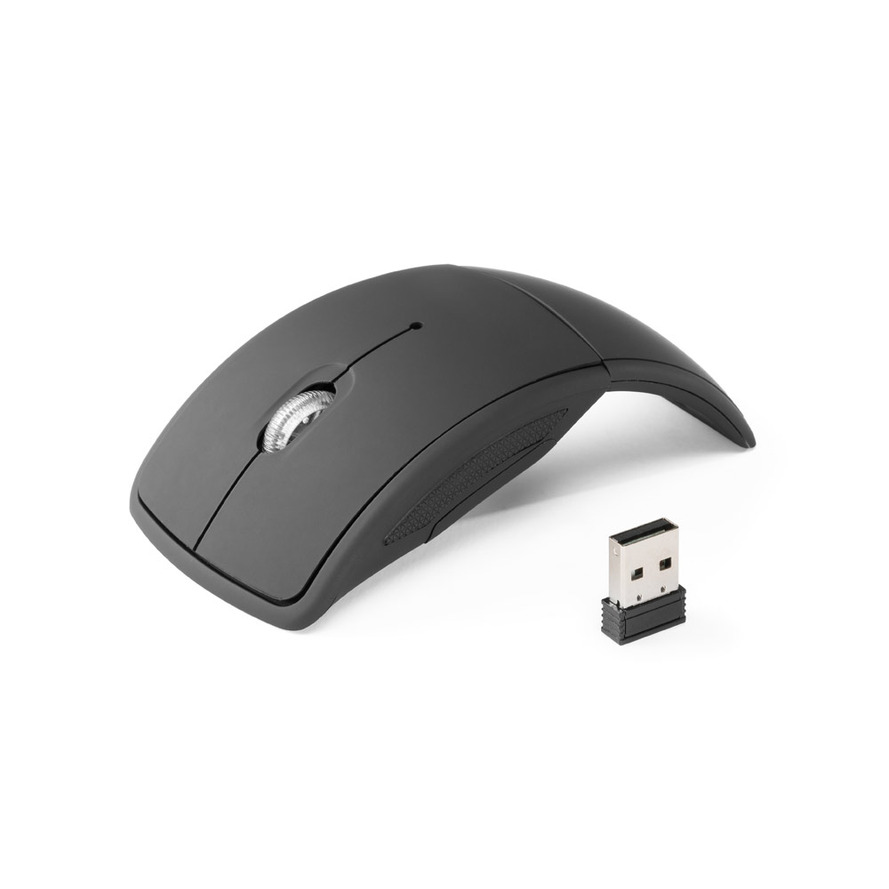 ALENCAR. Mouse wireless dobrável 2.4G. em ABS