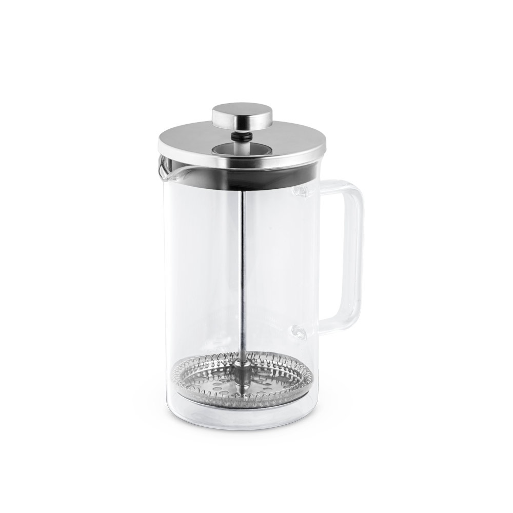 JENSON. Cafeteira em vidro borossilicato e aço inox 600 mL