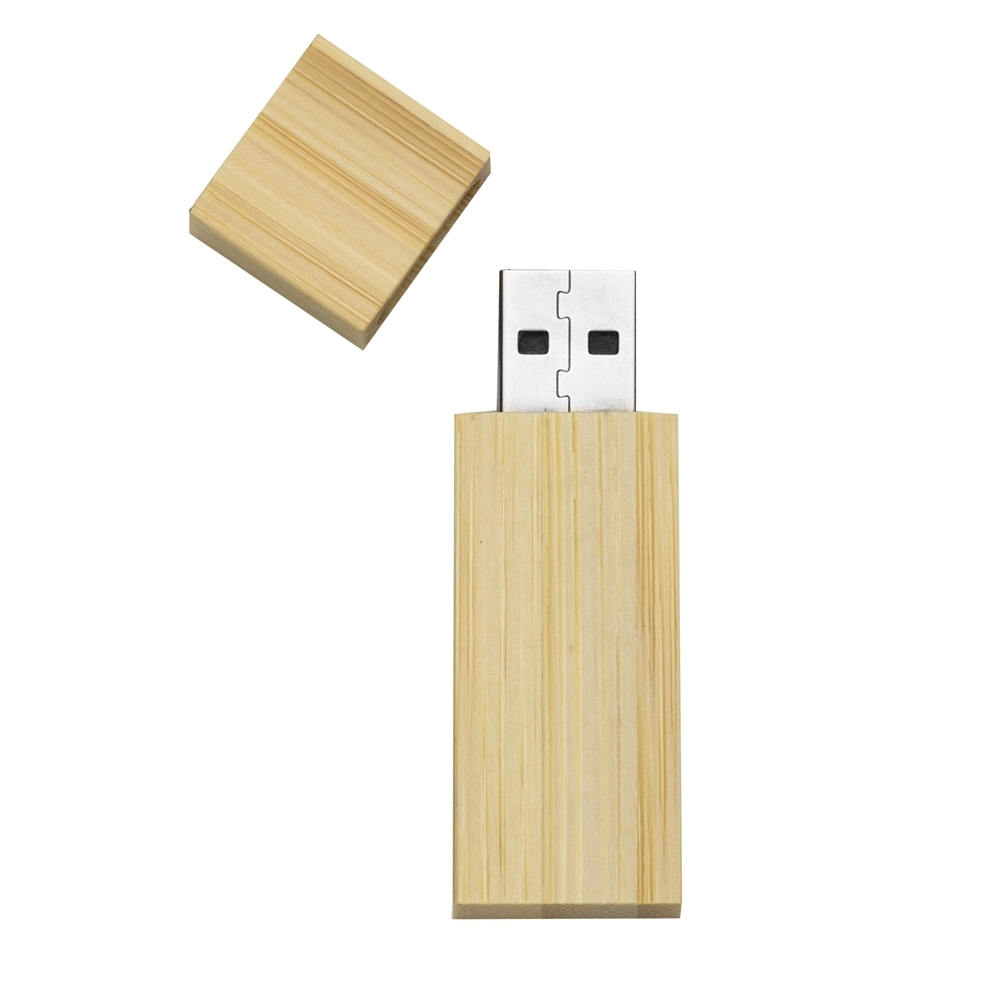 PEN DRIVE BAMBU 16 GB COM TAMPA