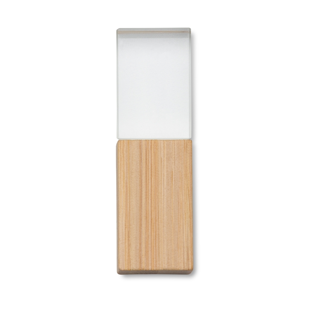 PEN DRIVE BAMBU CRISTAL 8GB