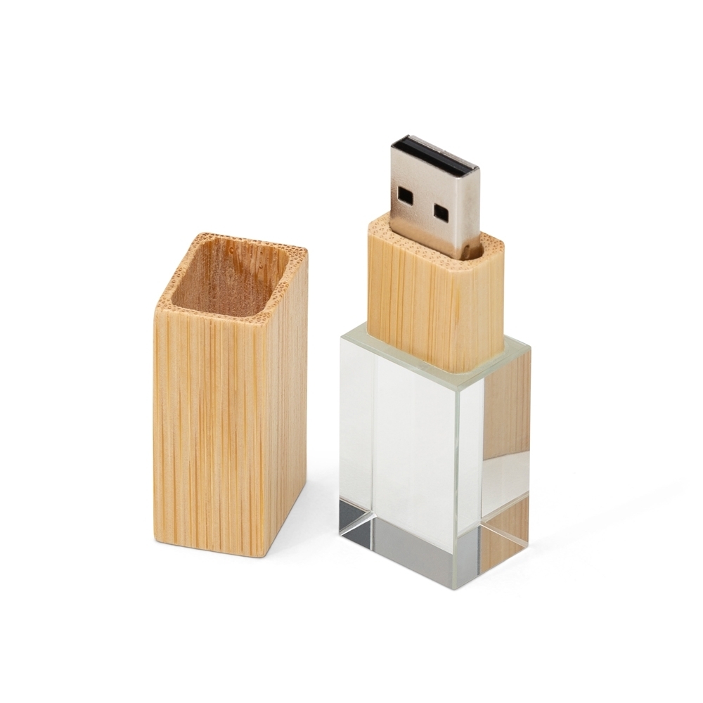 PEN DRIVE BAMBU CRISTAL 8GB