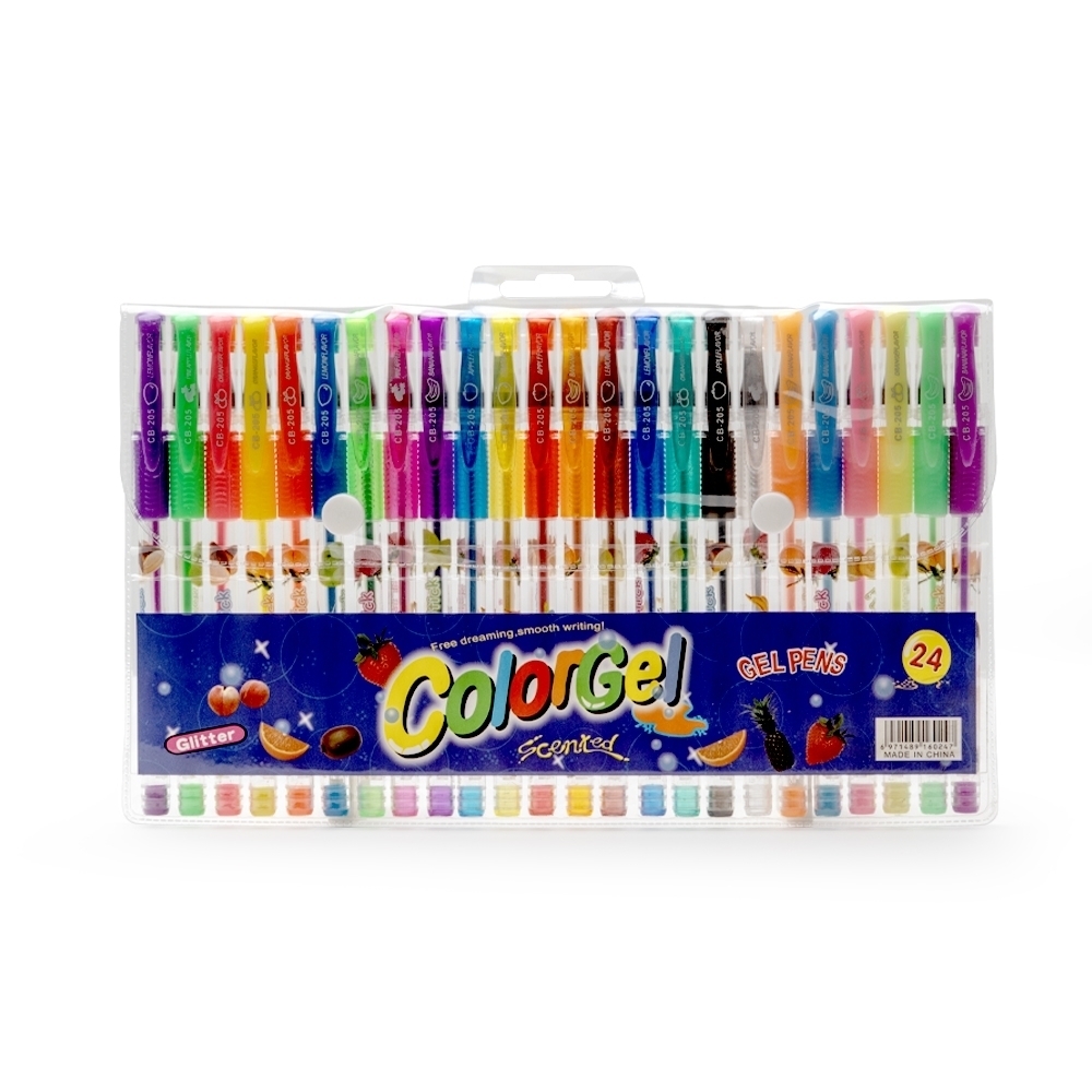 CANETINHAS COLORGEL CARTELA C/ 24