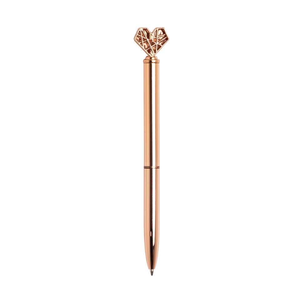 CANETA METAL CORAÇÃO