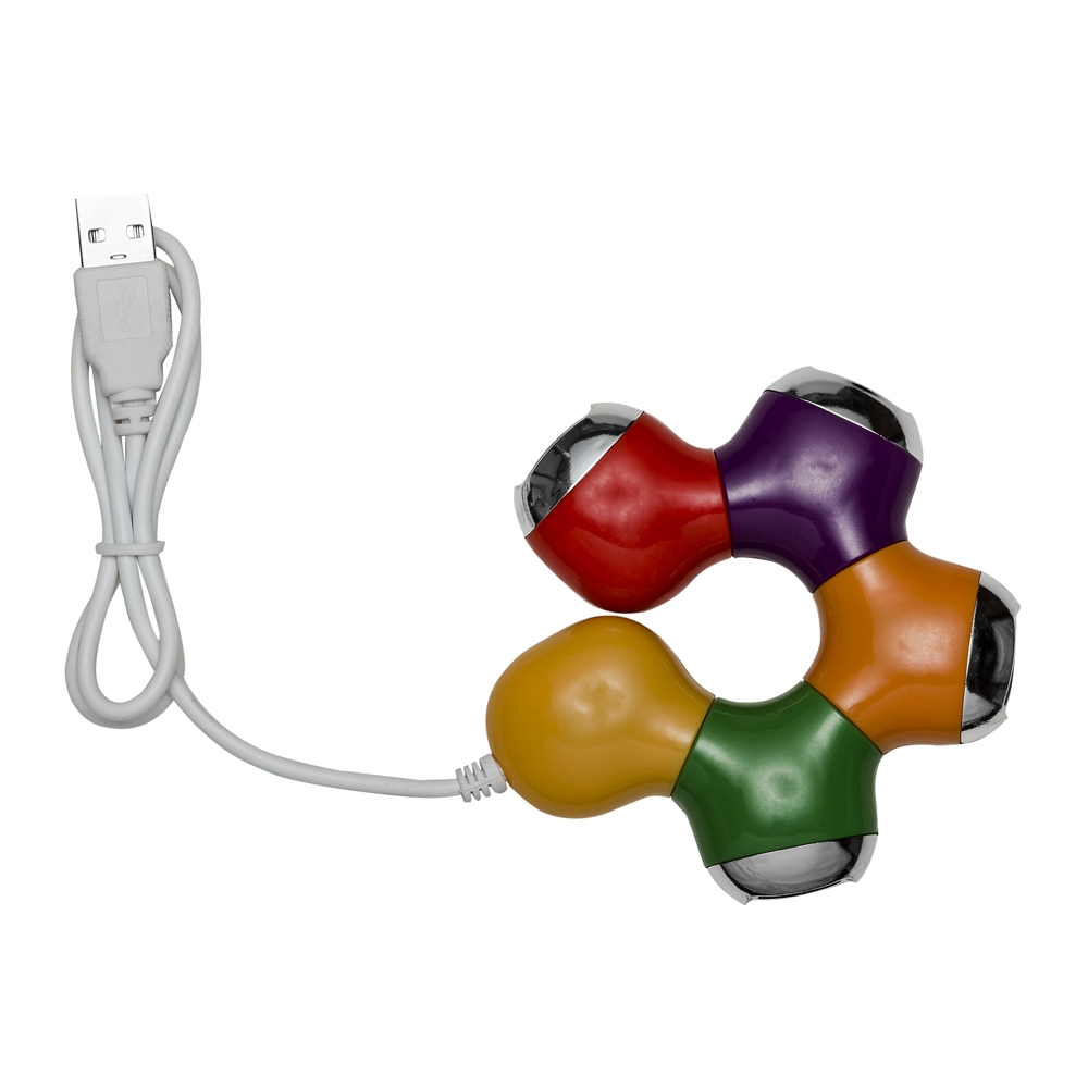 HUB USB 2.0 ESTRELA 4 PORTAS